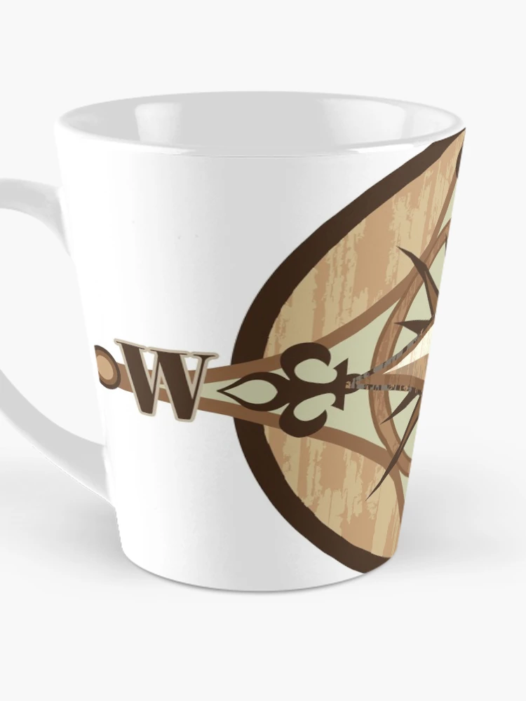 Thumbnail 3 of 4, Coffee Mug, Compass Vector designed and sold by vectorworks51.