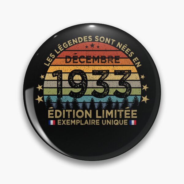 Item preview, Anniversaire 90 Ans Les Legendes Sont Nees en Décembre 1933 designed and sold by cssdru.