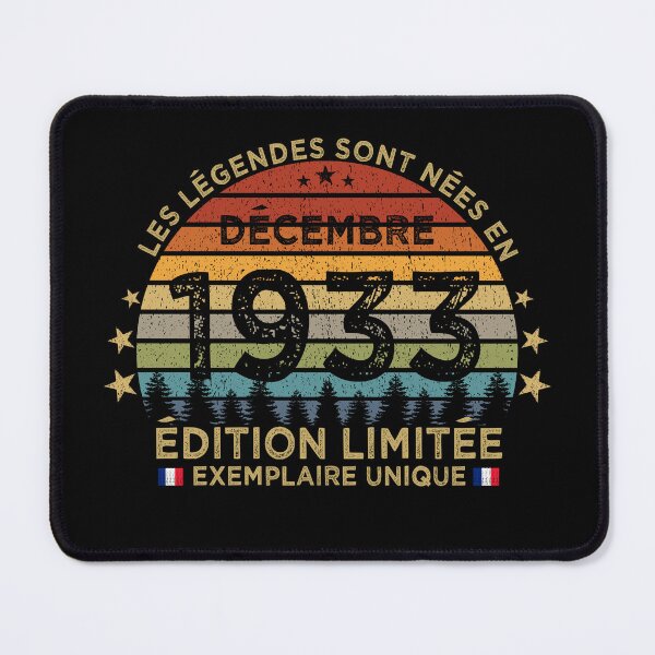 Item preview, Anniversaire 90 Ans Les Legendes Sont Nees en Décembre 1933 designed and sold by cssdru.