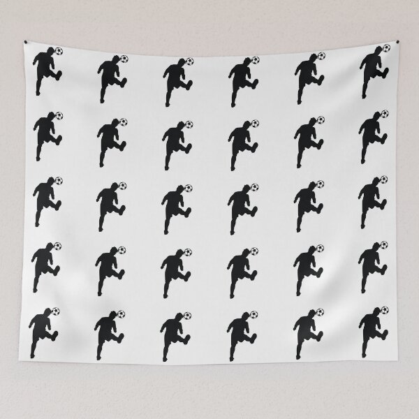 Item preview, Soccer, Soccer player, soccer Silhouette, Soccer player kicking a ball designed and sold by BlueDiamond-19.