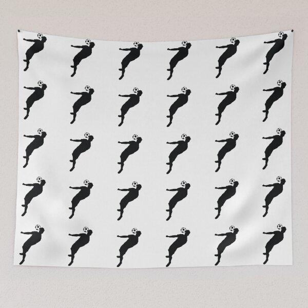 Item preview, Soccer, Soccer player, soccer Silhouette, Soccer player kicking a ball designed and sold by BlueDiamond-19.
