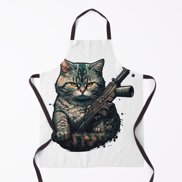Item preview, Cat Kitten Armed and Dangerous with Attitude. designed and sold by TitanSServices.