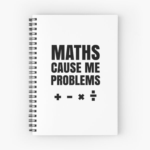 Item preview, Maths Cause Me Problems - Funny Math Quotes designed and sold by EnzoVectorism.
