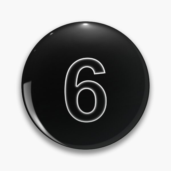 Item preview, Number 6, six, sixth, digit designed and sold by SAFFORTshield.