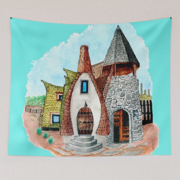 Item preview, Watercolor Drawing Roadside Tavern designed and sold by Ihor Ivanov.
