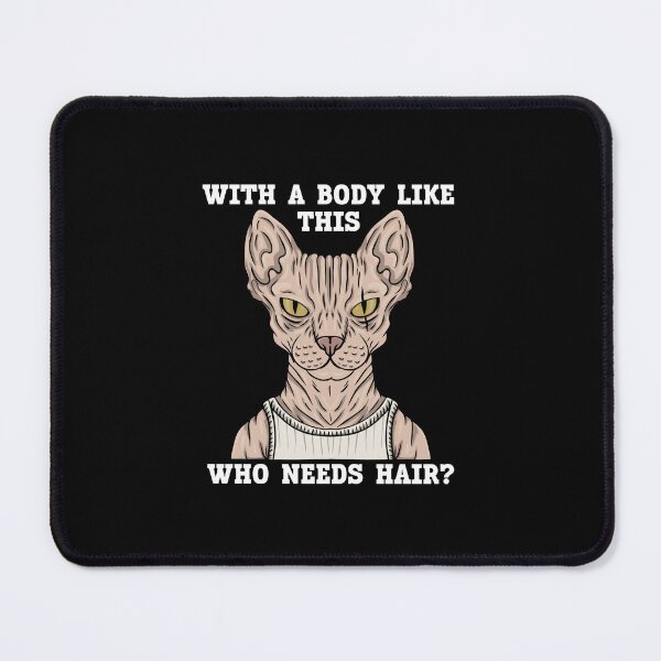 Item preview, Funny With A Body Like This Who Needs Hair? designed and sold by goodimagedesign.