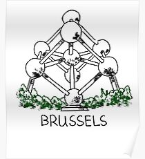 Brüssel, Belgien Poster