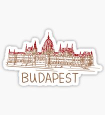 Budapest Hungary Sticker