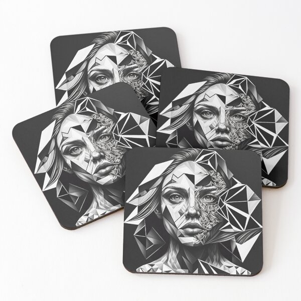 Item preview, Abstract Woman Art, Woman face abstract designed and sold by YZO-Design.