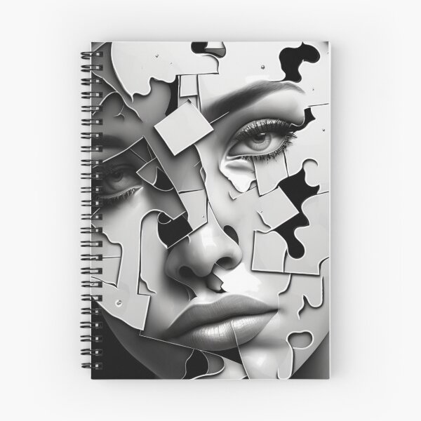 Aperçu de l'œuvre Art abstrait de femme, résumé de visage de femme créée et vendue par YZO-Design.