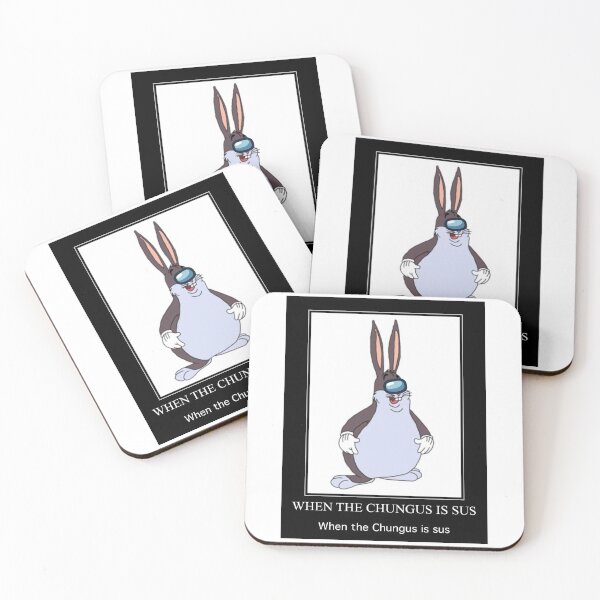 Item preview, When the Chungus is Sud cute quirky design designed and sold by amogusman.