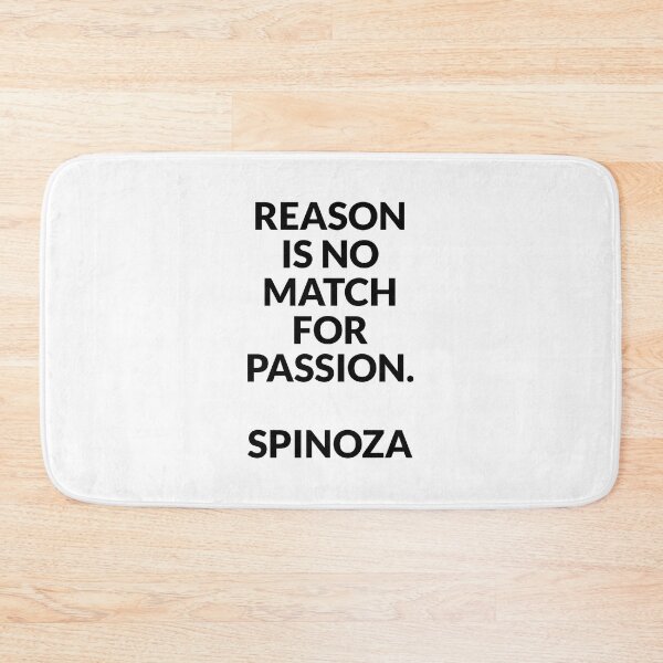 Item preview, Baruch Spinoza philosophy quotes - Reason is no match for passion designed and sold by Inspirationmotivation.