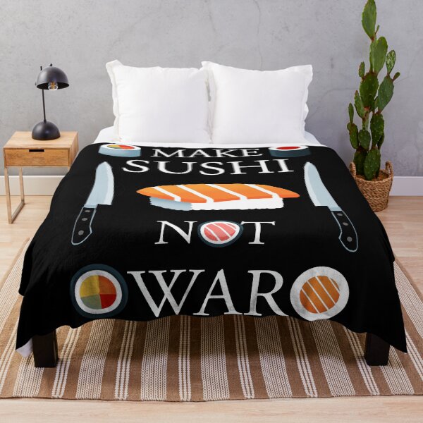 Item preview, Make Sushi not War designed and sold by VallinArt.