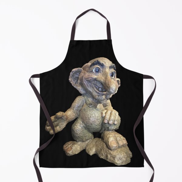 Item preview, Statue of an Elf with a big smile, big nose, big ears and his foot on a rock. designed and sold by VistaViews.