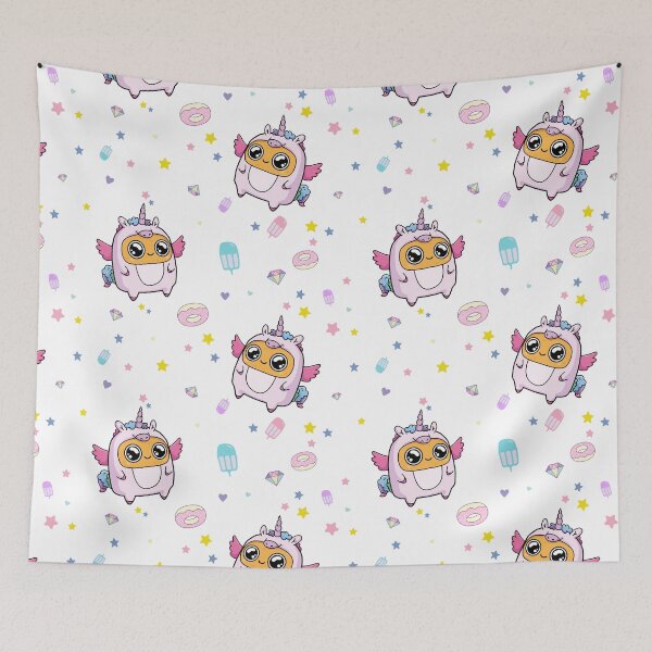 Item preview, Cute fluffy unicorn designed and sold by hellolen.