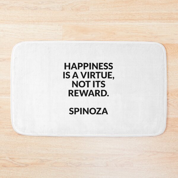 Item preview, Spinoza philosopher quotes - Happiness is a virtue, not its reward designed and sold by Inspirationmotivation.