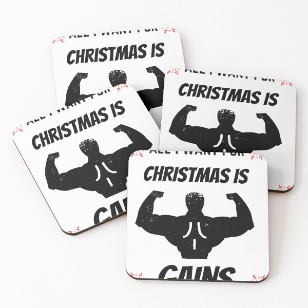 Item preview, All I Want For Christmas Is Gains Weight Lifting Body Builder Gym Workout Fitness Exercising Ugly Xmas Sweater Classic T-Shirt designed and sold by BestArtDZ.