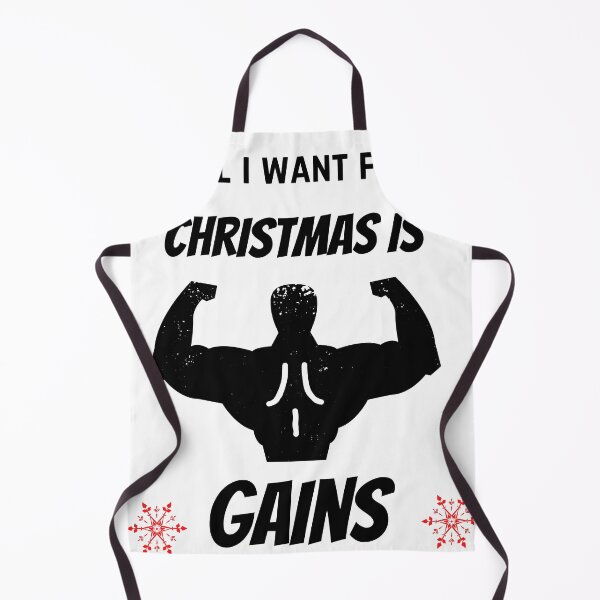 Item preview, All I Want For Christmas Is Gains Weight Lifting Body Builder Gym Workout Fitness Exercising Ugly Xmas Sweater Classic T-Shirt designed and sold by BestArtDZ.