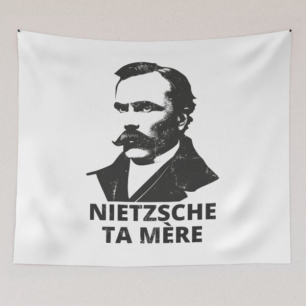 Item preview, Nietzsche Ta Mère designed and sold by rire-et-passion.