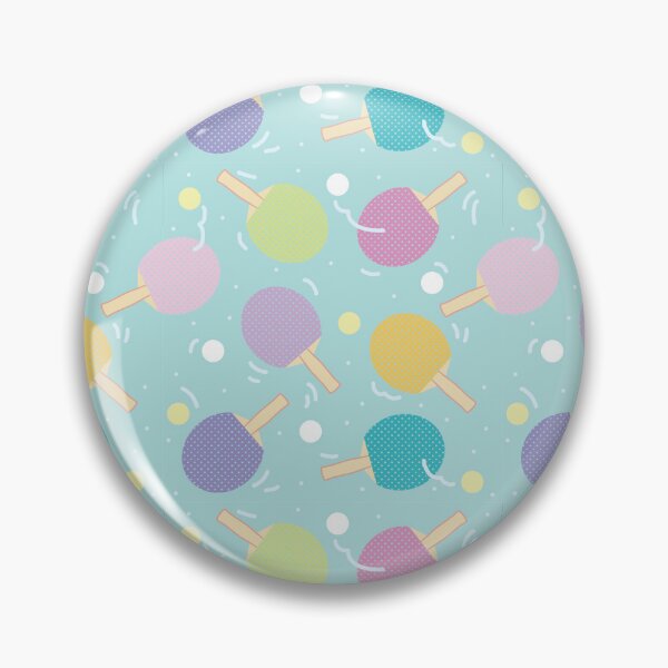 Item preview, Pastel ping pong paddles pattern designed and sold by kspfeif.