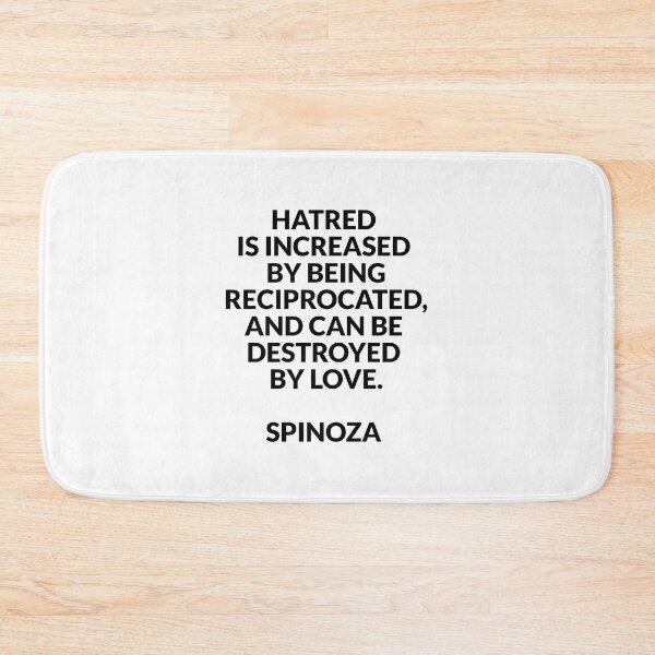 Item preview, Baruch Spinoza - Hatred is increased by being reciprocated and can be destroyed by love designed and sold by Inspirationmotivation.