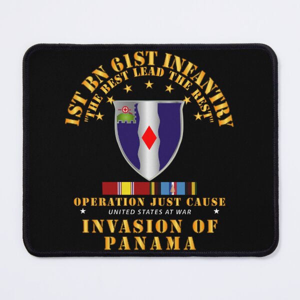 Item preview, Just Cause - 1st Bn 61st Infantry w Svc Ribbons wo DS designed and sold by Military Insignia Products.