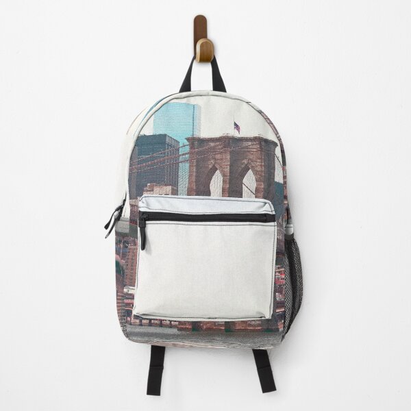 Item preview, Brooklyn Bridge with a view of the World Trade Centre designed and sold by MancBusyBee.