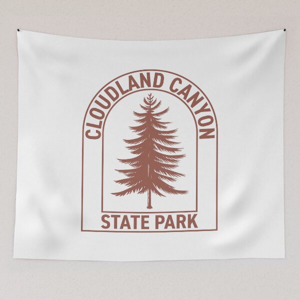 Item preview, Cloudland Canyon State Park Georgia Vintage Tree designed and sold by HalpinDesign.