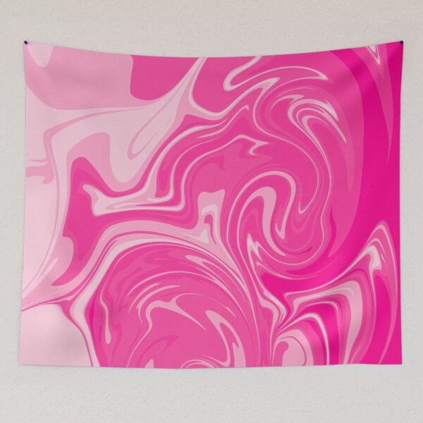 Item preview, Pink Love Abstract Swirl Liquid Artwork designed and sold by patternsoup.