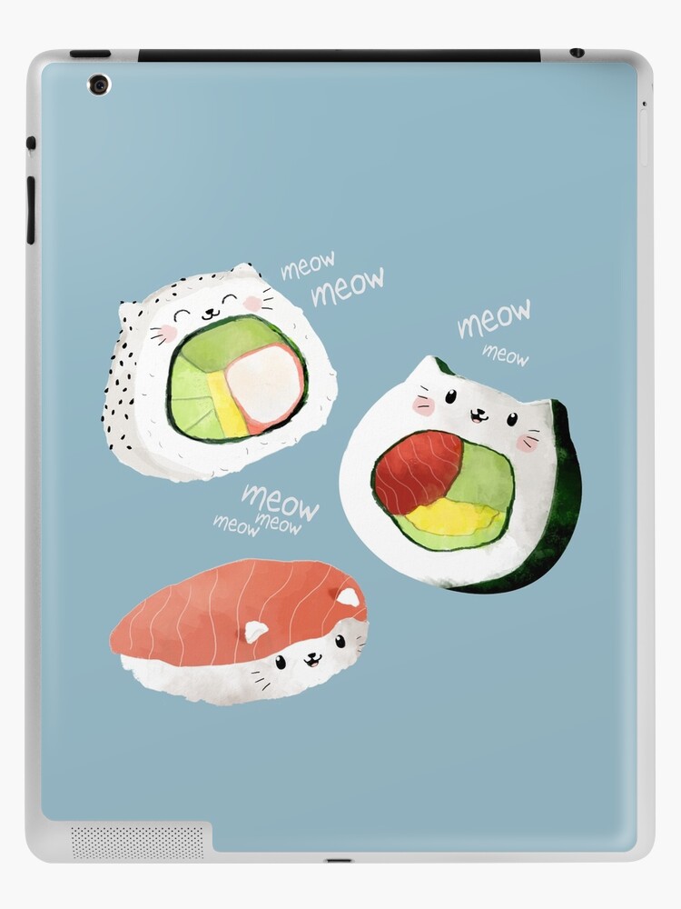 Sushi Kawaii, Kawaii Sushi, Cute Sushi Gifts, Cute Kawaii Gifts, Gifts for  Teens, Gifts for Him, Gifts for Her, | iPad Case & Skin