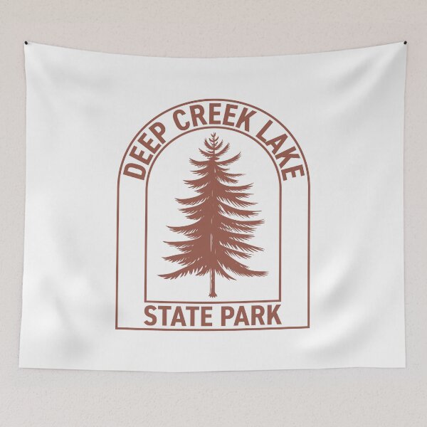 Item preview, Deep Creek Lake State Park Maryland Vintage Tree designed and sold by HalpinDesign.