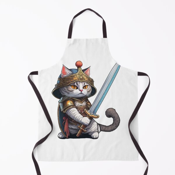 Item preview, Cat Kitten with Sword Samurai designed and sold by TitanSServices.