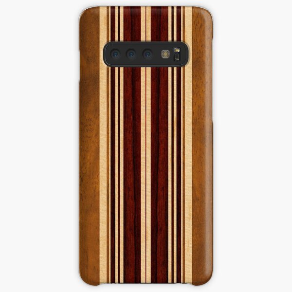 Nalu Lua Faux Koa Holz Hawaiian Surfboard Samsung Galaxy Leichte Hülle