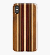 Nalu Lua Faux Koa Wood Hawaiian Surfboard iPhone Case