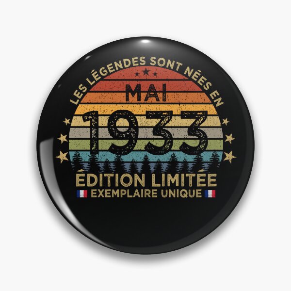 Item preview, Anniversaire 90 Ans Les Legendes Sont Nees en Mai 1933 designed and sold by cssdru.