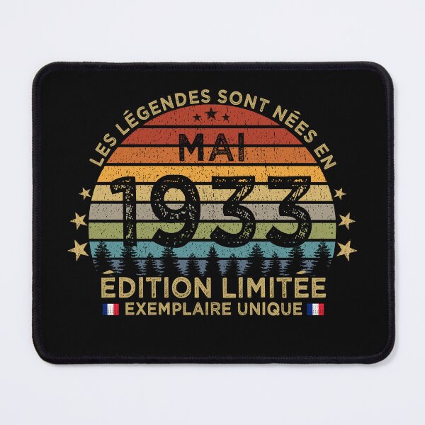Item preview, Anniversaire 90 Ans Les Legendes Sont Nees en Mai 1933 designed and sold by cssdru.