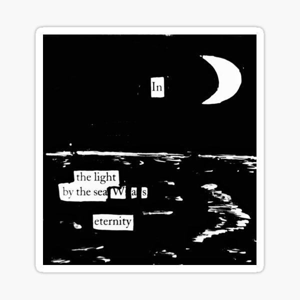The light by the sea Sticker