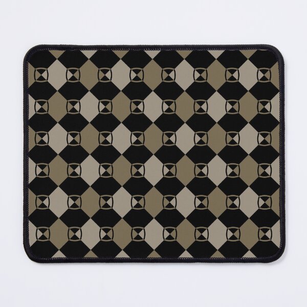 Item preview, Harlequin Squares Beige Tan Black Repeat 5748 designed and sold by Art in My Loft.