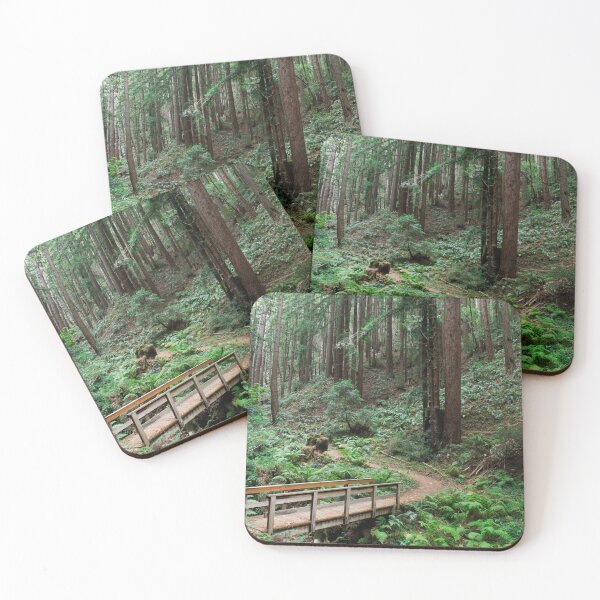 Item preview, Footbridge crossing creek at Purisima Creek Redwoods Preserve designed and sold by yhelfman.
