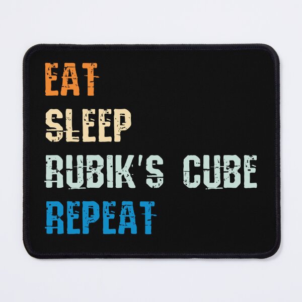 Item preview, Eat Sleep Rubik's Cube Repeat Gift for speedcuber designed and sold by Luxury-Outfits.