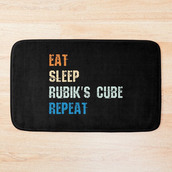 Item preview, Eat Sleep Rubik's Cube Repeat Gift for speedcuber designed and sold by Luxury-Outfits.