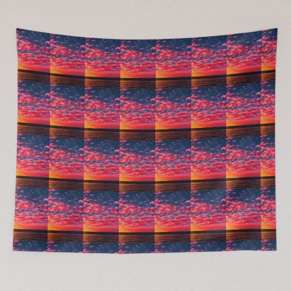 Item preview, Stillness Gifts Pink Puffy Clouds at Sunset designed and sold by stillnessgifts.