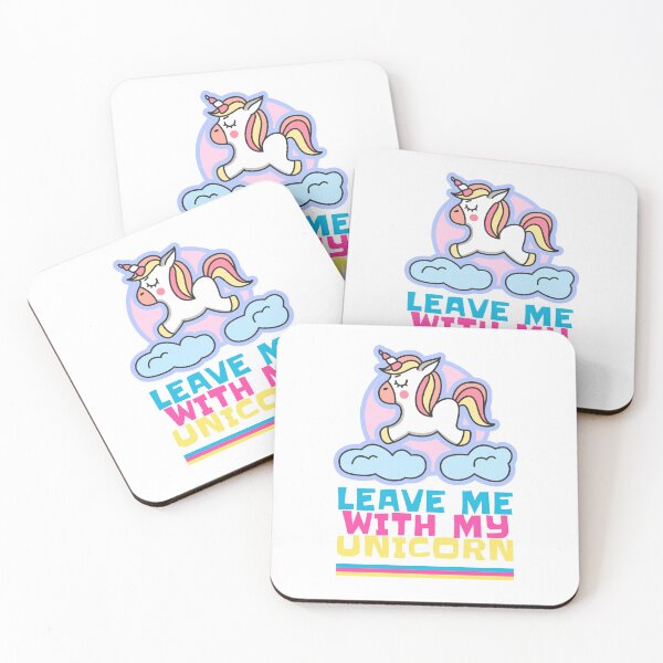 Item preview, Leave me with my unicorn tshirt designed and sold by Eugenie974.
