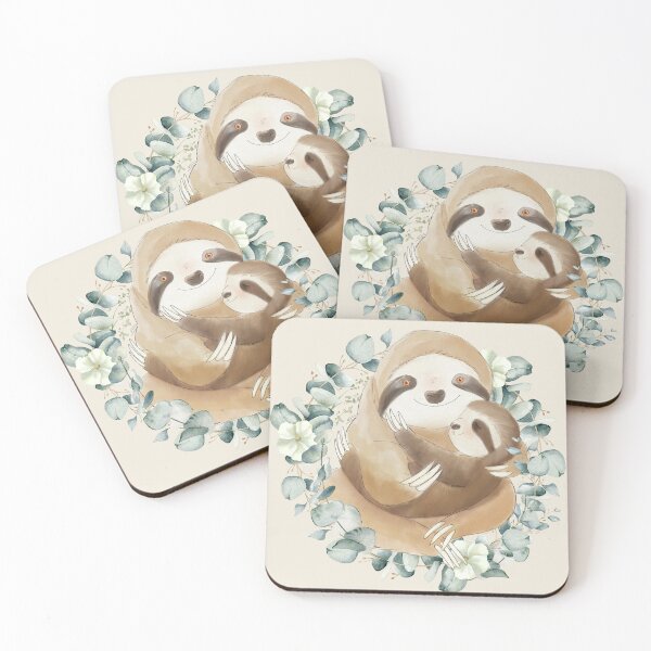 Item preview, Cute Sloth Hugs and Cuddles Gift designed and sold by babypinch.