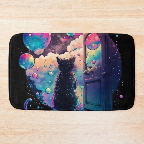 Item preview, A cat dreams of door designed and sold by Rebelka.