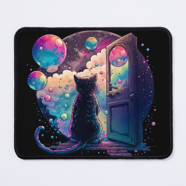 Item preview, A cat dreams of door designed and sold by Rebelka.