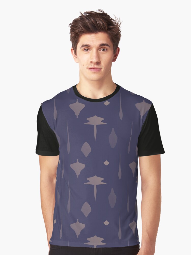 Thumbnail 1 von 5, Grafik T-Shirt, Quallen Kindergarten Blau Beige designt und verkauft von sionia-art.