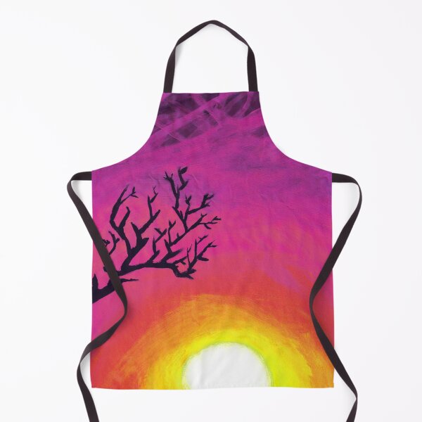 Item preview, Pink Sunset Tree Painting | Acrylic designed and sold by mikeymadness.