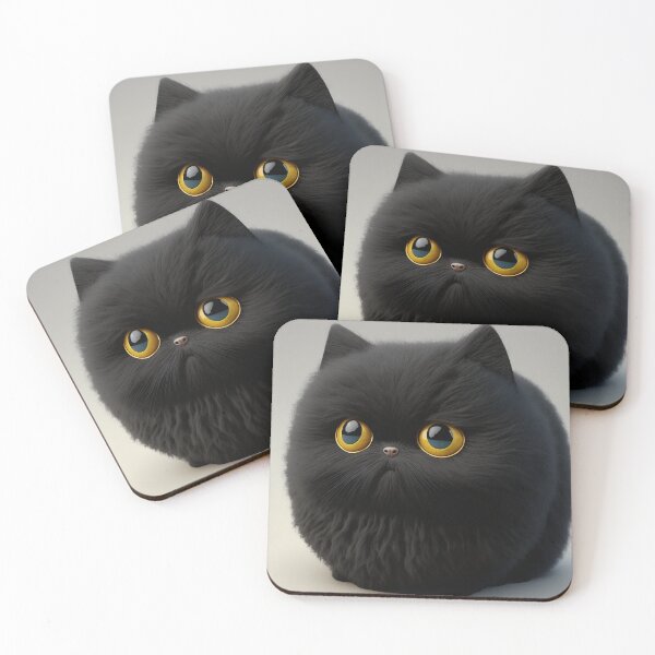 Item preview, Black Cat Fluff V1 designed and sold by GummywormDesign.