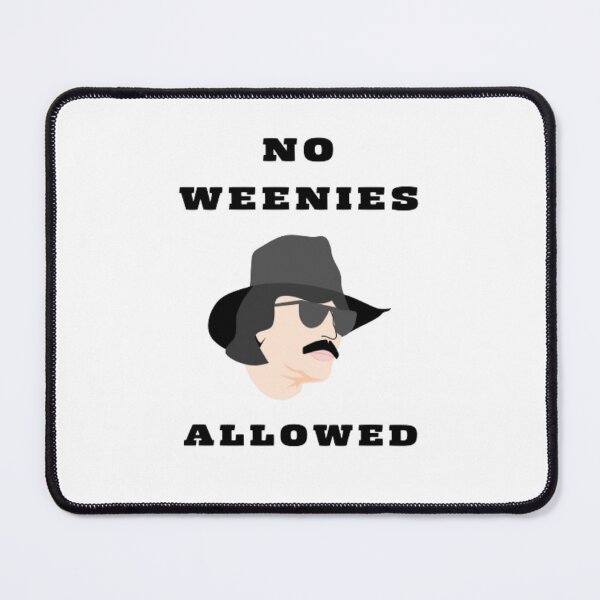 Item preview, Funny No Weenies Allowed | Light Background designed and sold by embaarc.